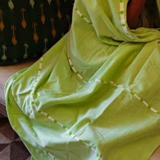 Calyz Layered Green Summer Throw